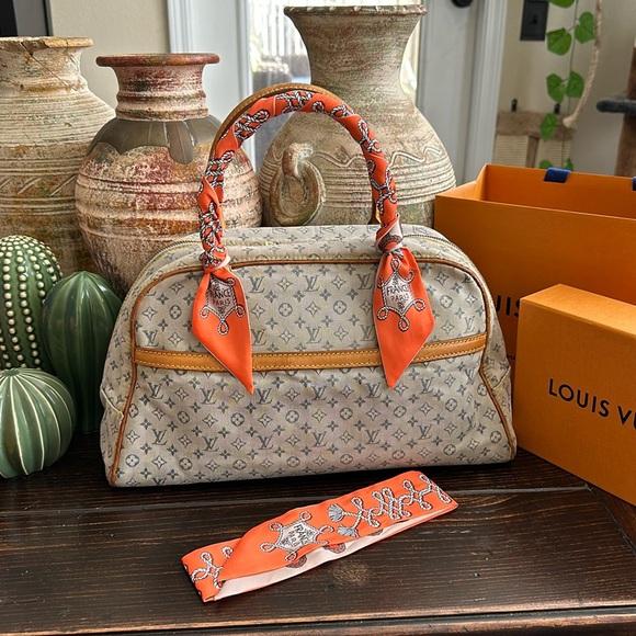 LOUIS VUITTON Mini Monogram Marie Blue vintage - Picture 3 of 16